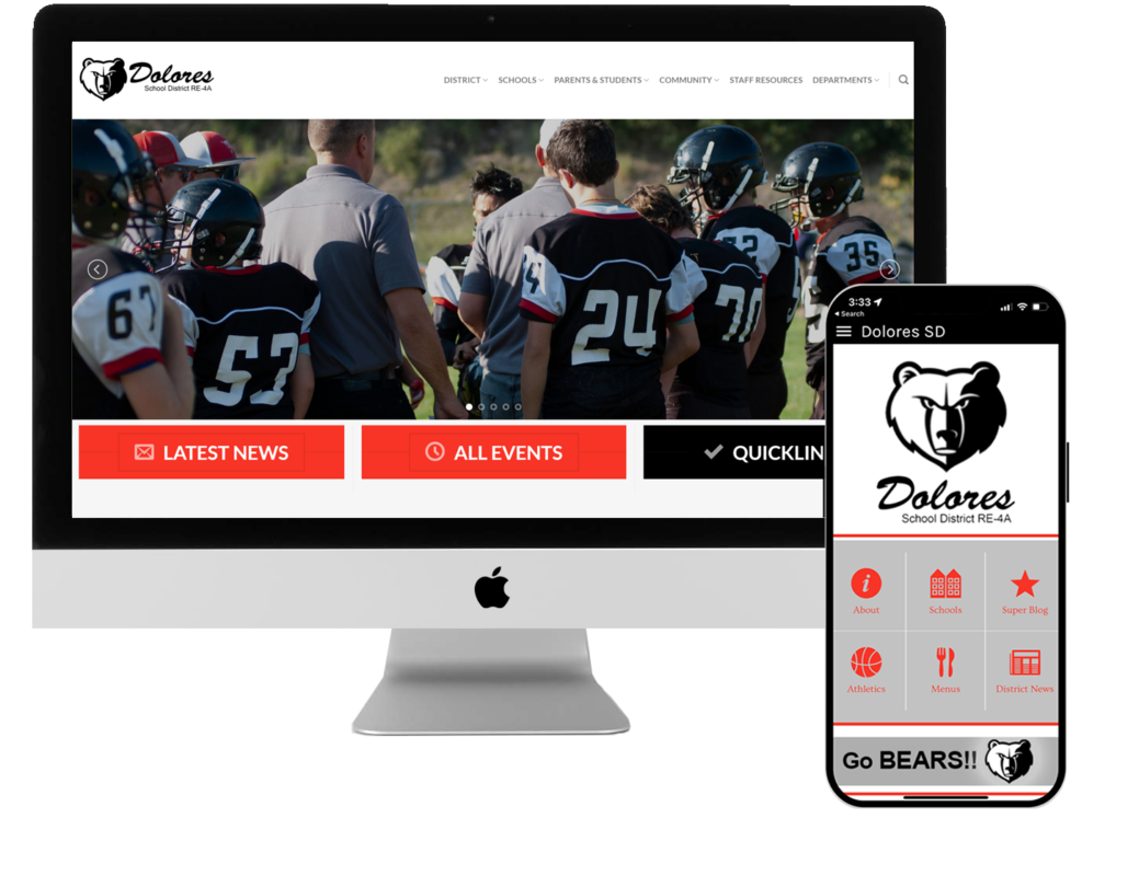 We create district websites and custom apps for schools and districts of all sizes