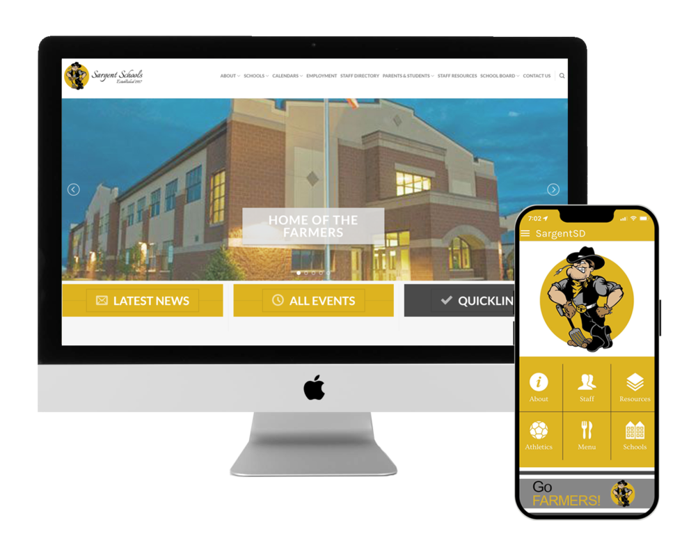 We create websites and apps for schools and districts
