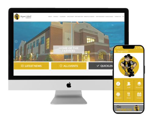 We create websites and apps for schools and districts