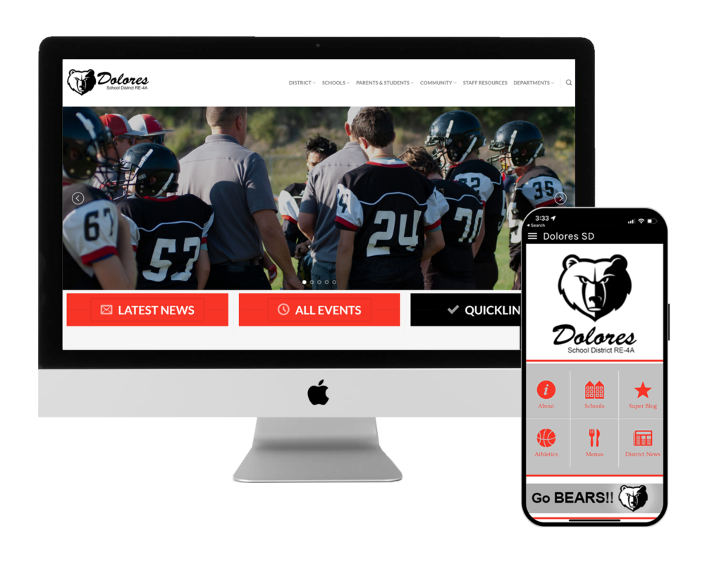 We create websites and apps for schools and districts